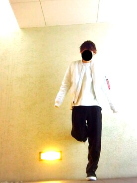 「OPENING CEREMONY（オープニングセレモニー）のアイテム（その他アウター）」を使った、RENさん（メンズ・170cm）の冬コーディネート