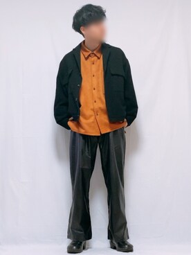 「epnok」｜「アイテム（ブルゾン）」を使った、なおき。さん（メンズ・180cm）の秋コーディネート