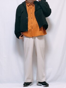 「epnok」｜「アイテム（ブルゾン）」を使った、なおき。さん（メンズ・180cm）の冬コーディネート