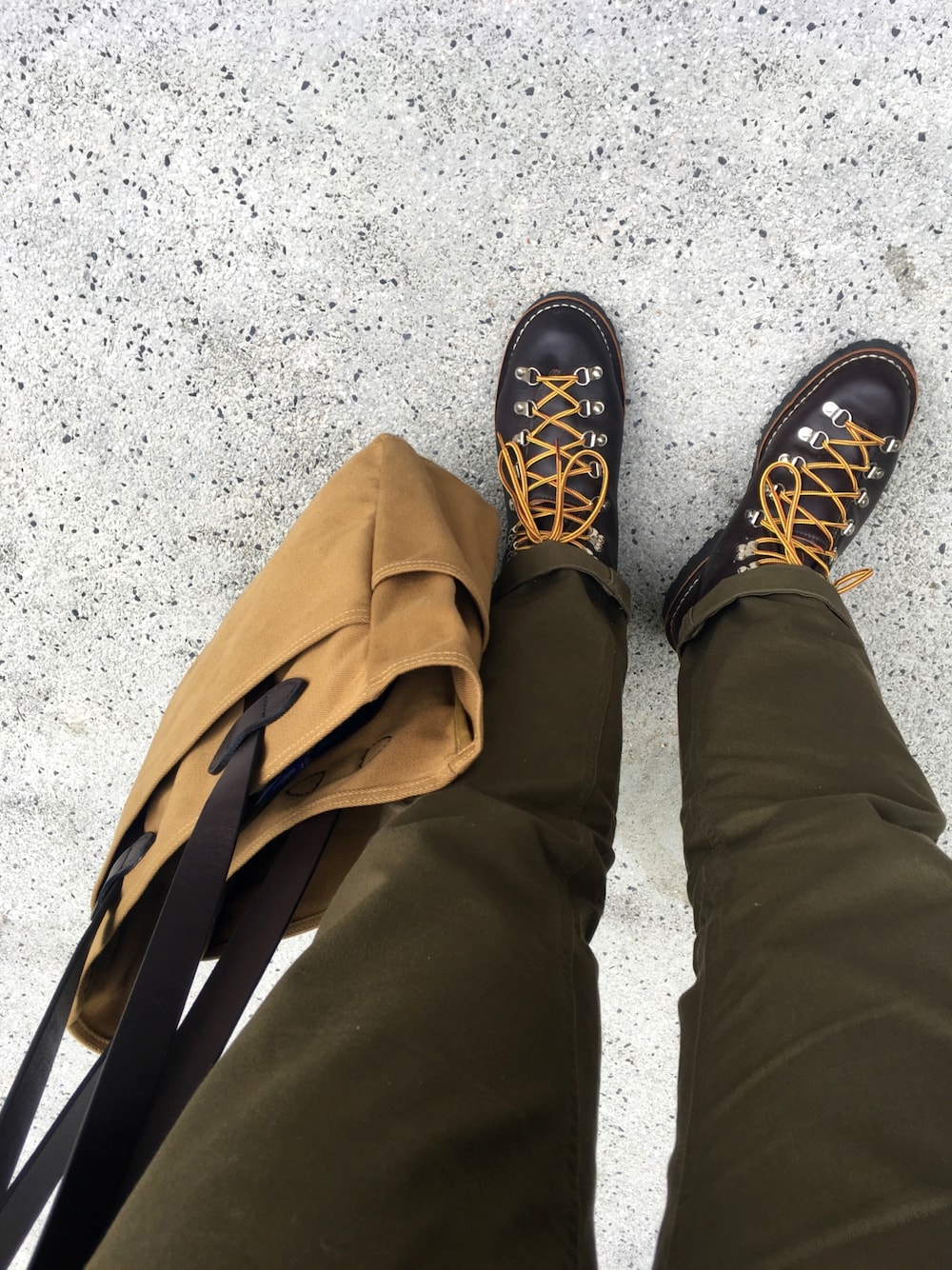 DANNER ダナー MOUNTAIN LIGHT マウンテンライト 31522 BROWNを使った 