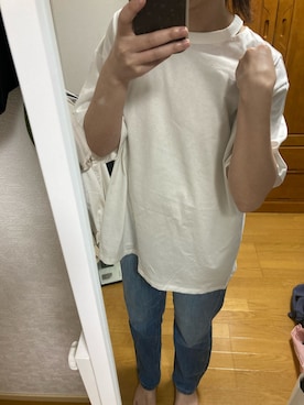 「アイテム（スーツジャケット、シルバー系）」を使った、tiitaratabetaiさん（レディース・165cm）の春コーディネート