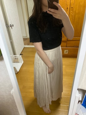 「アイテム（オールインワン・サロペット、レッド系）」を使った、tiitaratabetaiさん（レディース・165cm）の夏コーディネート