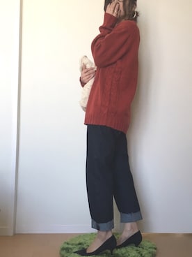 「DRWCYS（ドロシーズ）のアイテム（アクセサリー）」を使った、ficoさん（レディース・156cm）の秋コーディネート