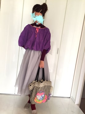 「fafa（フェフェ）のアイテム」を使った、TOMOさん（レディース・161cm）の冬コーディネート
