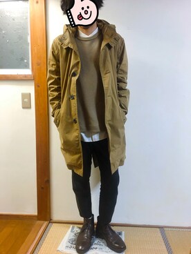 「B:MING by BEAMS（ビーミングバイビームス）のビーミング by ビームス / ビッグカノコ クルーネック ベスト（ベスト）」を使った、kbfうっちーさん（メンズ・165cm）の冬コーディネート