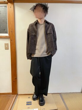 「アイテム（ブルゾン）」を使った、kbfうっちーさん（メンズ・165cm・30代）の冬コーディネート