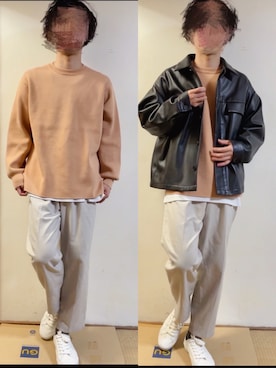 「アイテム（ブルゾン）」を使った、kbfうっちーさん（メンズ・165cm・30代）の冬コーディネート