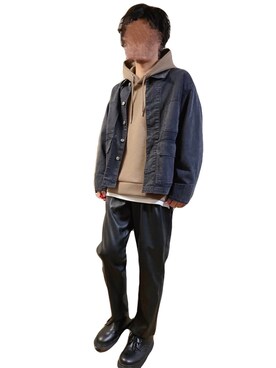 「アイテム（ブルゾン）」を使った、kbfうっちーさん（メンズ・165cm・30代）の冬コーディネート