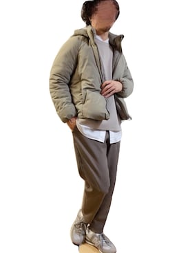 「WYM LIDNM（ウィム バイ リドム）のMILANO RIB HEAVY WEIGHT PO KNIT（ニット/セーター）」を使った、kbfうっちーさん（メンズ・165cm）の冬コーディネート