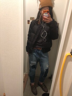 Aさん（レディース・155cm）の冬コーディネート