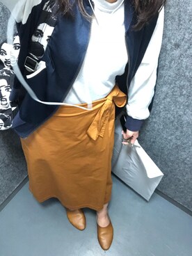 Aさん（レディース・155cm）の春コーディネート