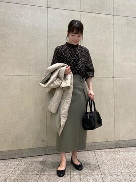 「ビジネス」｜「アイテム（その他アウター）」を使った、ua80826kyさん（レディース・160cm）の秋コーディネート