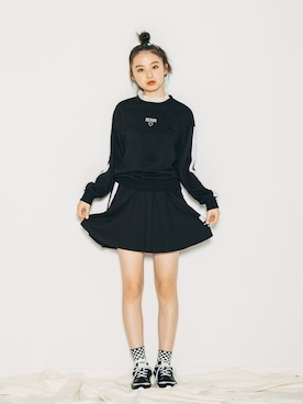 「repipi armario（レピピ アルマリオ）のアイテム」を使った、repipi_armarioさん（レディース・163cm）の冬コーディネート