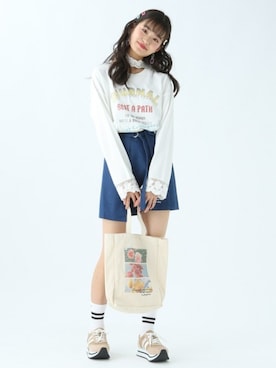「アイテム（ヘアピン、ピンク系）」を使った、repipi_armarioさん（レディース・163cm）の春コーディネート