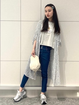 「repipi armario（レピピ アルマリオ）のアイテム（その他ヘアアクセサリー）」を使った、repipi_armarioさん（レディース・166cm）の春コーディネート
