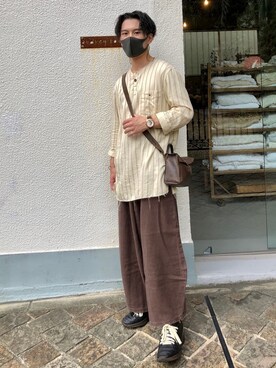 「FEIT（フェイト）のアイテム」を使った、快晴さん（メンズ・168cm）の夏コーディネート