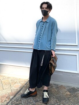 「FEIT（フェイト）のアイテム」を使った、快晴さん（メンズ・168cm）の秋コーディネート