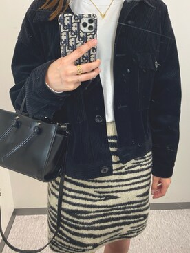 「Dior（ディオール）のアイテム（リング）」を使った、m3Kさん（レディース・163cm）の秋コーディネート