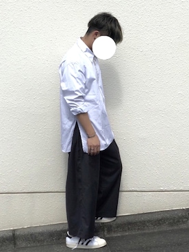 「RYU（リュー）のアイテム（パンツ）」を使った、テルさん（メンズ・163cm）の夏コーディネート