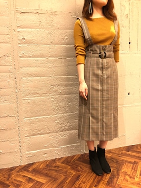 nano・universe 名鉄 STAFFさん（レディース・160cm）の秋コーディネート