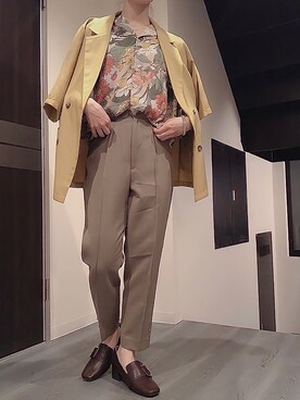 「apres jour mignon（アプレジュールミニョン）のアイテム（テーラードジャケット）」を使った、T E Ｎ.さん（レディース・159cm）の春コーディネート