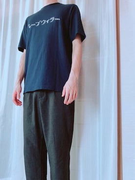 「 Tシャツ」｜檜さん（メンズ・177cm）の夏コーディネート