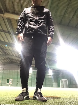 「PUMA（プーマ）のアイテム（ナイロンジャケット）」を使った、7_okeyさん（メンズ・173cm）の秋コーディネート