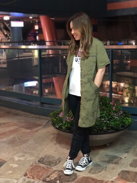 akaneさん（レディース・160cm）の春コーディネート