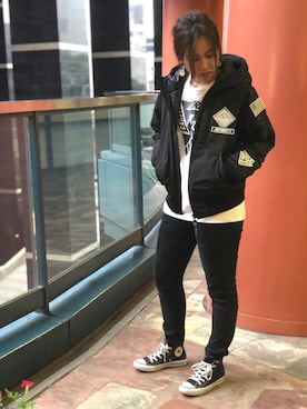 akaneさん（レディース・160cm）の夏コーディネート