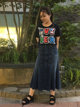 akaneさん（レディース・160cm）の春コーディネート