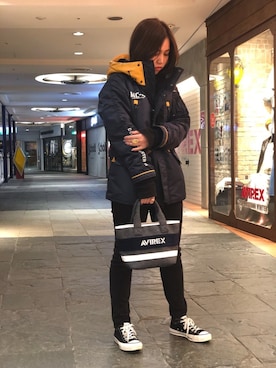 akaneさん（レディース・160cm）の冬コーディネート