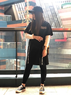 「アクティブ」｜「アイテム（ワンピース）」を使った、akaneさん（レディース・160cm）の春コーディネート