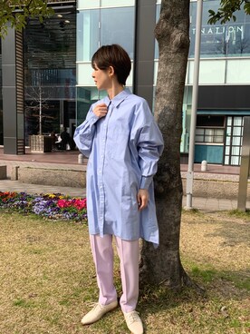 「アパートバイローリーズ」｜「アイテム（その他シューズ）」を使った、nakaさん（レディース・155cm）の冬コーディネート