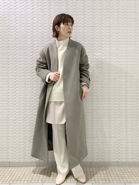 「アパートバイローリーズ」｜「アイテム（その他アウター）」を使った、nakaさん（レディース・155cm）の秋コーディネート