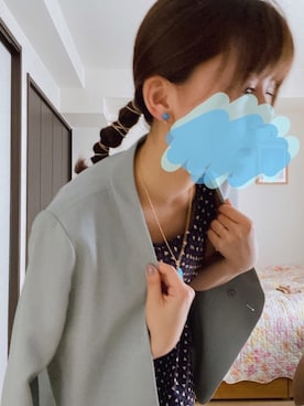 セットアップを使った 青 のレディース人気ファッションコーディネート Wear