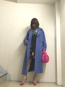 「G.V.G.V.（ジーヴィージーヴィー）のアイテム（ダウンジャケット/コート）」を使った、レタスさん（レディース・160cm）の冬コーディネート