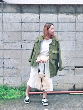 「UR SELECT（ユーアールセレクト）のアイテム」を使った、kosujiさん（レディース・154cm）の春コーディネート