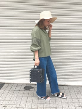 「UR SELECT（ユーアールセレクト）のアイテム」を使った、kosujiさん（レディース・154cm）の春コーディネート