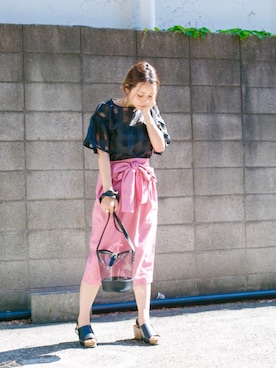 「UR SELECT（ユーアールセレクト）のアイテム」を使った、kosujiさん（レディース・154cm）の春コーディネート