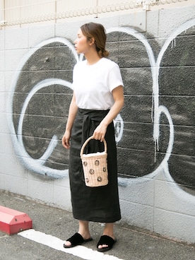 「UR SELECT（ユーアールセレクト）のアイテム」を使った、kosujiさん（レディース・154cm）の夏コーディネート