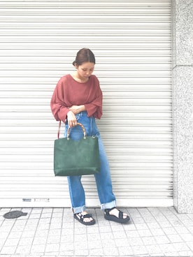 kosujiさんの「バンブートートBAG」を使ったコーディネート