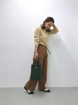 kosujiさんの「ワイドカーゴパンツ」を使ったコーディネート