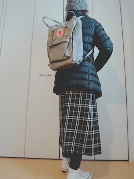 「G-STAR RAW（ジースターロゥ）のアイテム（ダウンジャケット/コート）」を使った、birdさん（レディース・157cm）の冬コーディネート