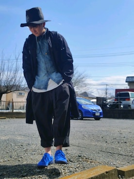 「アイテム（ピアス（片耳用））」を使った、チビでもオシャレしたいんだぞ！さん（メンズ・163cm・30代）の春コーディネート
