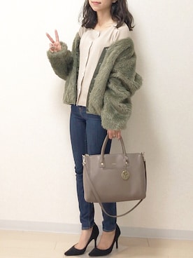 「ESPERANZA（エスペランサ）のアイテム（シューズ）」を使った、ｎａｎａ♡さん（レディース・153cm）の秋コーディネート
