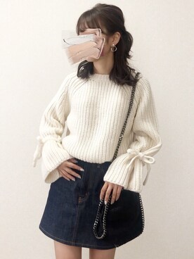「アイテム（ピアス（両耳用））」を使った、ｎａｎａ♡さん（レディース・153cm・20代）の秋コーディネート