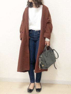 「Ungrid（アングリッド）のアイテム（その他アウター）」を使った、ｎａｎａ♡さん（レディース・153cm）の秋コーディネート