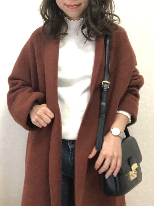 新品Ungridダブルフェイスロングガウン♡ セール】ダブルフェイスガウンコート（その他アウター）｜Ungrid（アン