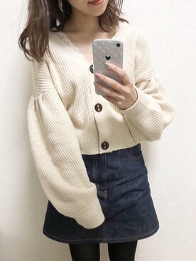 「アイテム（ピアス（両耳用））」を使った、ｎａｎａ♡さん（レディース・153cm・20代）の冬コーディネート