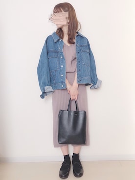 「FREE'S MART（フリーズマート）のアイテム（ワンピース/ドレス）」を使った、ｎａｎａ♡さん（レディース・153cm）の冬コーディネート